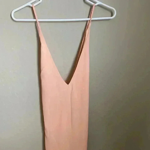 Fame and Partners Maxi Dress Peach Size 8 - Picture 2 of 14